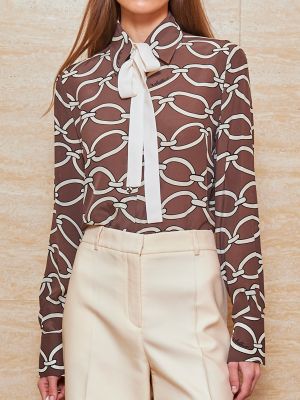 Блузка Valentino коричневая