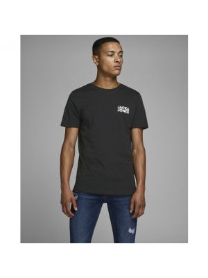 Camiseta con estampado Jack & Jones negro