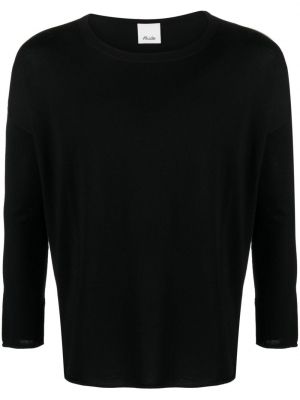 Вълнен пуловер Allude черно