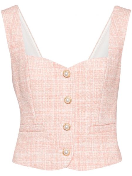 Tweed liivi Reformation pinkki