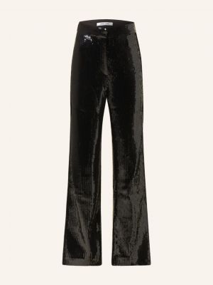 Kalhoty s flitry Samsøe Samsøe černé