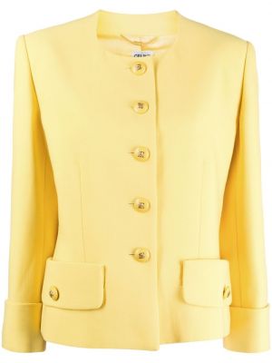 Bavlněná bunda Céline Pre-owned žlutá