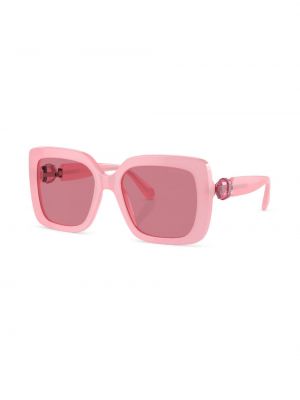 Sonnenbrille mit kristallen Swarovski pink