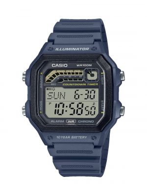 Мужские цифровые часы из синей смолы, мм, Casio