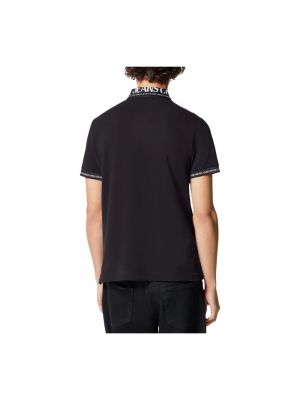 Koszulka z nadrukiem z krótkim rękawem Versace Jeans Couture czarna