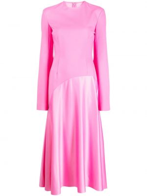 Midi obleka Solace London roza