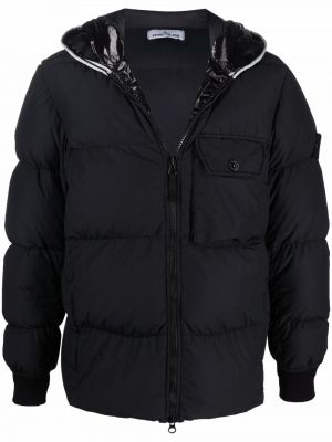 Chaqueta de plumas Stone Island negro