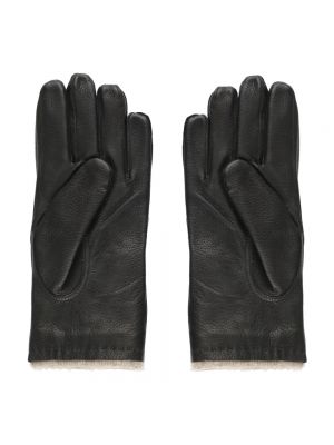 Rękawiczki z kaszmiru Orciani czarne