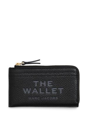 Cipzáras pénztárca Marc Jacobs fekete
