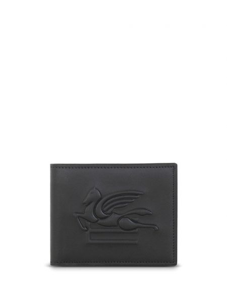 Kožená peňaženka Etro čierna