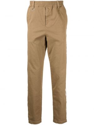 Rovné kalhoty na zip Undercover hnědé