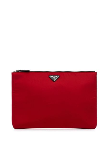 Cipzáras estélyi táska Prada Pre-owned piros