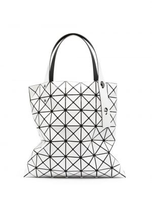 Shopper à motif géométrique Bao Bao Issey Miyake blanc