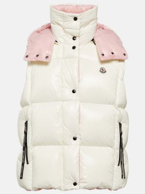 Пухен елек Moncler бяло