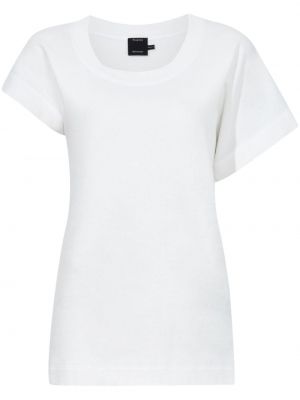 Асиметрична тениска с кръгло деколте Proenza Schouler бяло