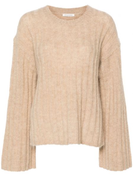Pull long col rond By Malene Birger beige