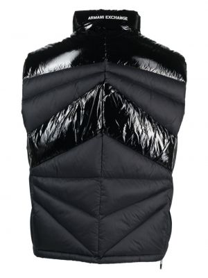 Dūnu stepēta veste ar spalvām Armani Exchange melns