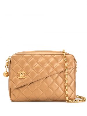 Bolsa de hombro asimétrica Chanel Pre-owned dorado