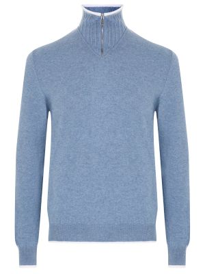 Кашемировый свитер Svevo голубой