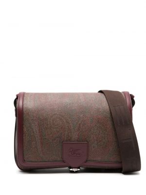 Žakárová kabelka s paisley vzorom Etro