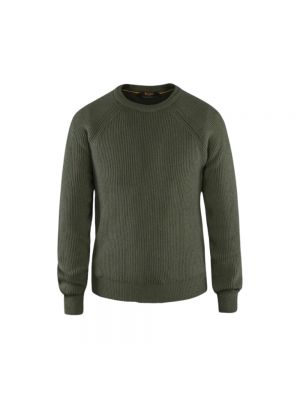 Sweter z okrągłym dekoltem Moorer zielony
