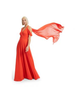 Sukienka długa Vera Mont pomarańczowa
