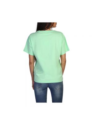 Koszulka z nadrukiem Moschino zielona