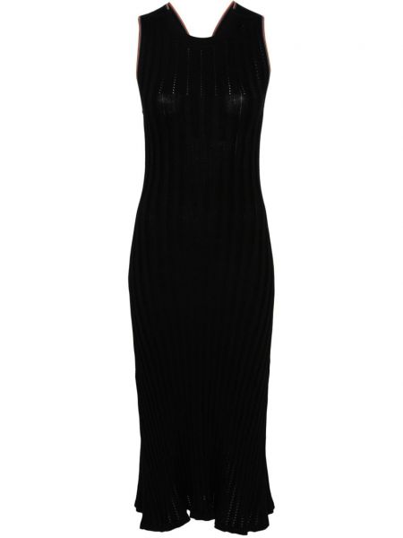Sukienka długa w paski Paul Smith czarna
