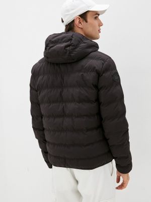 Утепленная куртка Lacoste черная