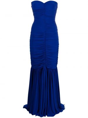 Вечерна рокля Norma Kamali синьо