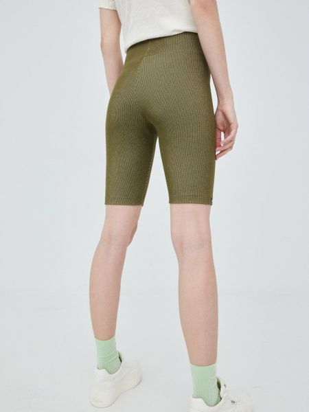 Pantaloni cu talie înaltă Adidas Originals verde