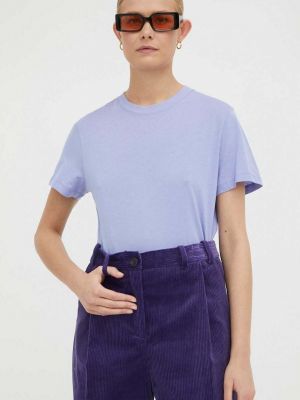 Bavlněné tričko Lovechild fialové