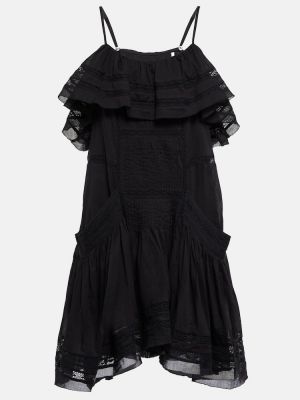 Mini robe en coton Marant étoile noir