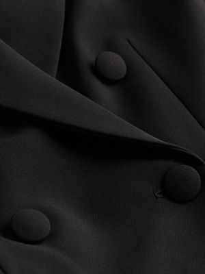 Двубортный пиджак H&m черный