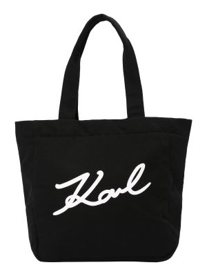 Τσάντα shopper Karl Lagerfeld μαύρο