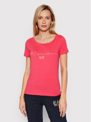 T-shirt Ea7 Emporio Armani rose