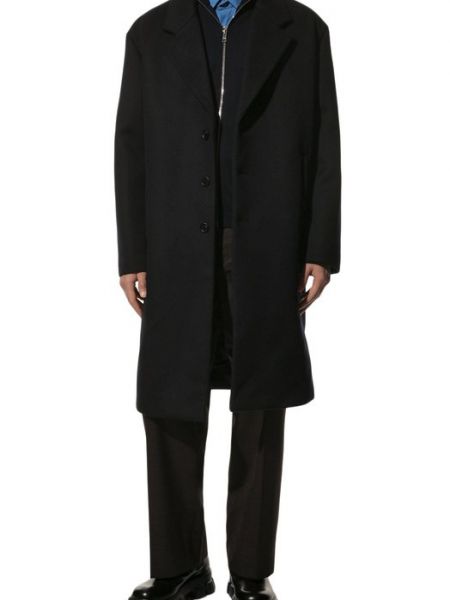 Кашемировое шерстяное пальто Prada