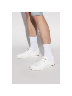 Sneakersy skórzane Birkenstock białe