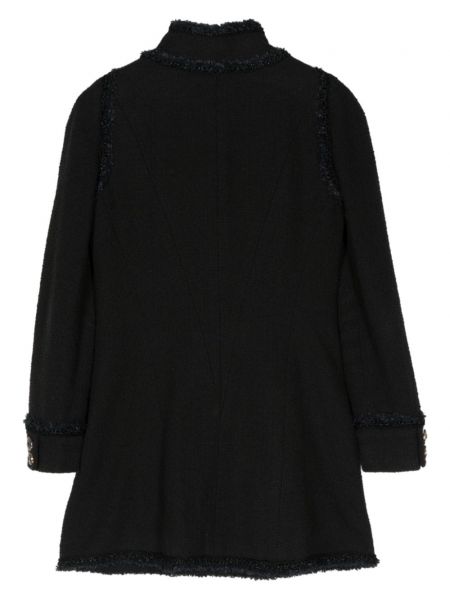 Tweed mantel Chanel Pre-owned schwarz