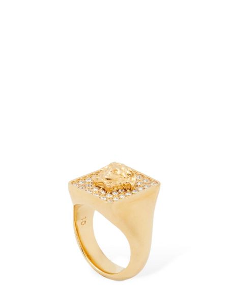 Krystaller ring Versace gull