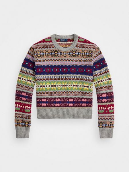 Sweter Polo Ralph Lauren szary