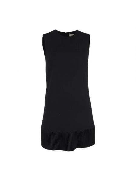 Sukienka wełniana retro Yves Saint Laurent Vintage czarna