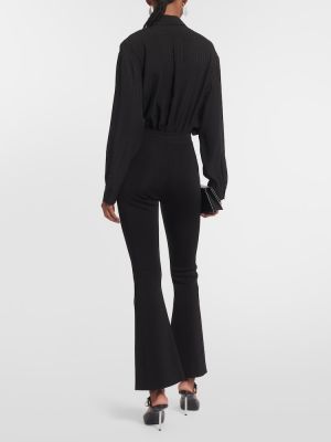 Παντελόνι από ζέρσεϋ Givenchy μαύρο