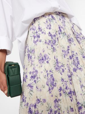 Kvetinová bavlnená dlhá sukňa Polo Ralph Lauren