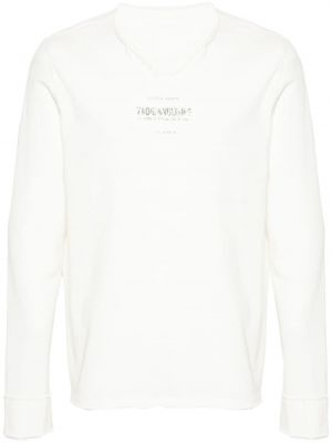 Μπλούζα με σχέδιο Zadig&voltaire λευκό