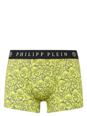 Slip con stampa Philipp Plein giallo