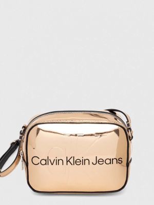 Torba Calvin Klein Jeans oranžna