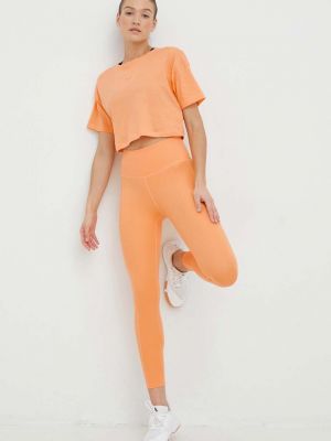 Spodnie sportowe w serca Roxy pomarańczowe