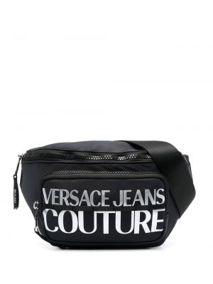 Trykt midjebelte Versace Jeans Couture svart