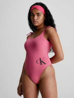 Vientisas maudymosi kostiumėlis Calvin Klein Swimwear